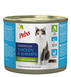 Prins kattenvoer NatureCare kip & garnalen 200 gr