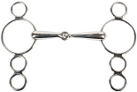 Harry's Horse Pessoa bit 3 ringen 19 mm