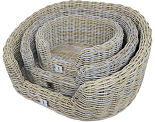 Boony Est. 1941 rotan basket highback