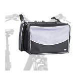 TRIXIE Fietstas voor aan Stuur Zwart/Grijs