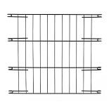 Draadkooiverkleiner Premium Zwart