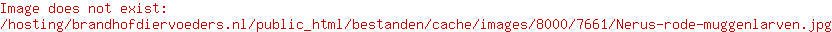 Rode muggenlarven 330 ml