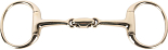 Harry's Horse dubbelgebroken bustrens Gold oval-link