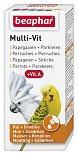 Beaphar Multi-Vit papegaaien + grote parkieten 20 ml