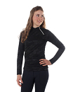 QHP Trainingsshirt Sena Dames Zwart