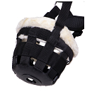 QHP Graasmasker met Bont Zwart