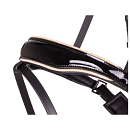 QHP Hoofdstel Orlando Zwart/Beige