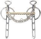 Harry's Horse liverpoolstang Gold Brass 3 sleutelgaten