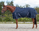 QHP Regendeken Turnout Luxe 0 gr Navy