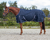 QHP Regendeken Turnout Luxe 50 gr Navy