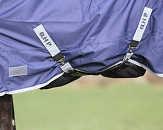 QHP Turnout buikflap 200 gr Donkerblauw