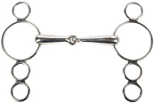Harry's Horse Pessoa bit 3 ringen 19 mm