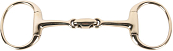 Harry's Horse dubbelgebroken bustrens Gold oval-link