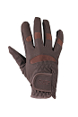QHP rijhandschoen Multi bruin