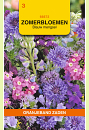 Zomerbloemen Gemengd Blauw