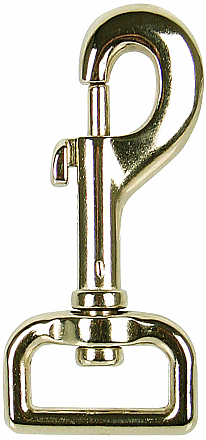 Musketonhaak 1 rechthoekig