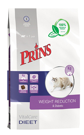 Prins Kattenvoer VitalCare Diet Weight Reduction & Diabetic 1,5 kg