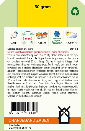 Stokspekbonen Terli 50 gr