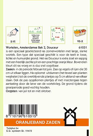 Zomerwortelen Douceur