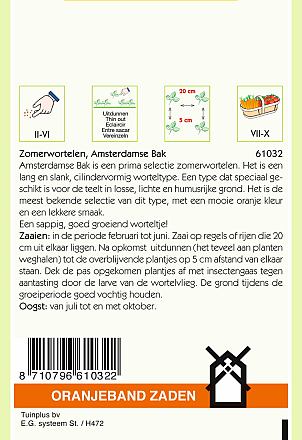 Zomerwortelen Amsterdamse Bak 2