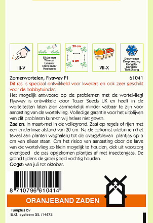 Zomerwortelen Flyaway F1 Hybride
