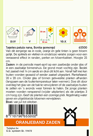 Tagetes Bonita Gemengd