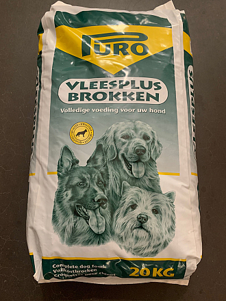 Puro hondenvoer Vleesbrokken Geperst 20 kg