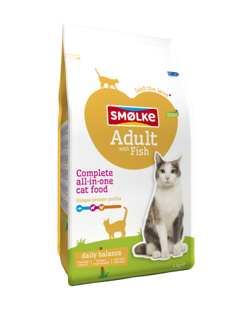 Smølke kattenvoer Adult with Fish and Rice 4 kg