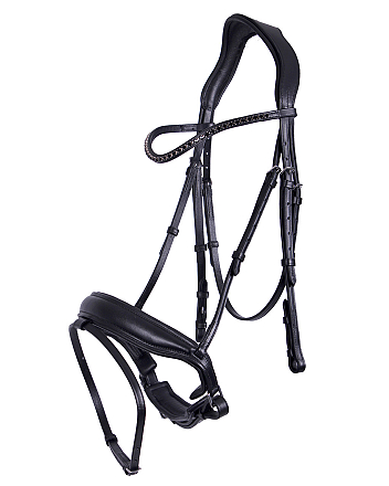 QHP hoofdstel Selene zwart