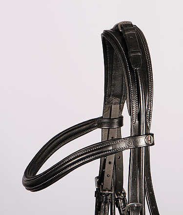 Harry's Horse hoofdstel stang & trens Grand Prix zwart