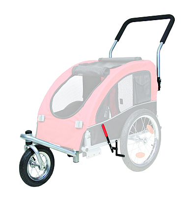 TRIXIE joggingkit voor Hondenfietskar M zwart/rood