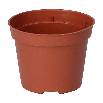 Sogo Plastic Potje Terracotta Kleur 6 cm