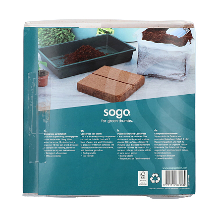 Sogo Cocos Tablet 10 ltr 18 x 18 cm