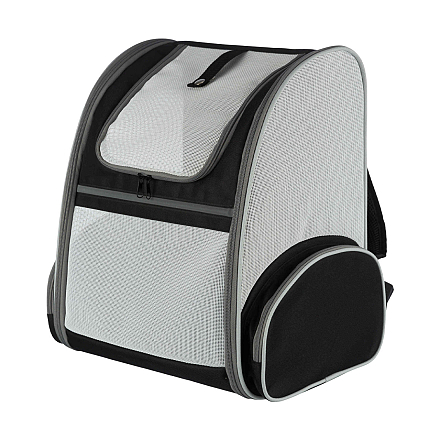 TRIXIE Rugtas Chloe Lichtgrijs/Zwart