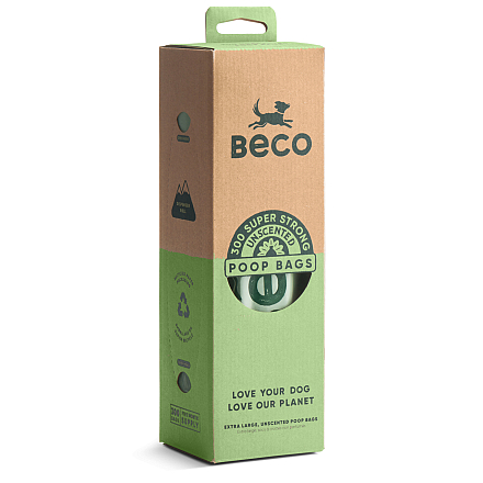 Beco Pets Poepzakjes Gerecycled Dispenser Rol 300 st