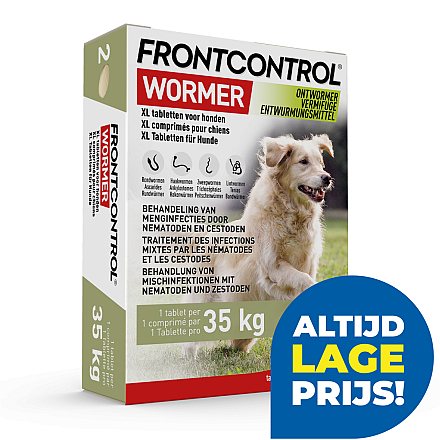 Frontcontrol Wormer XL 2 tabl