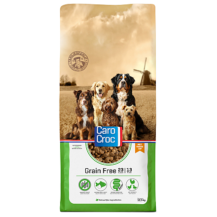 CaroCroc Hondenvoer Grain Free 12,5 kg