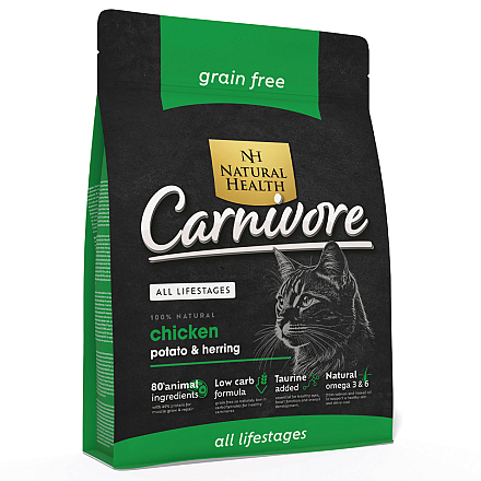 Natural Health Kattenvoer Carnivore 15 kg