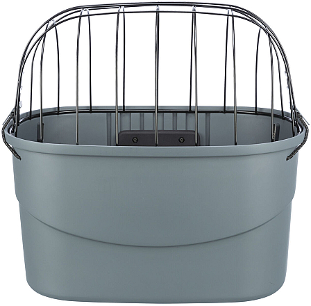 TRIXIE Fietsmand voor aan het stuur grijs