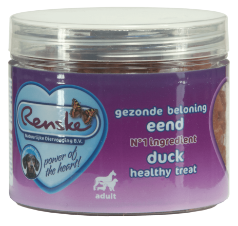 Renske gezonde beloning mini hartjes eend 100 gr