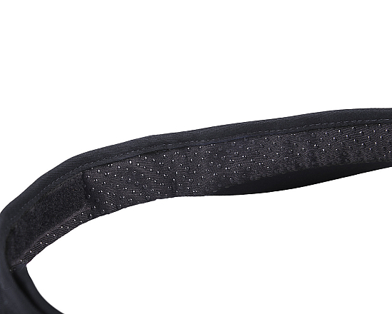 QHP Zonneklep voor veiligheidscap Zwart