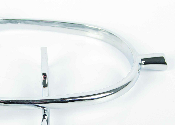 Harry's Horse Sporen staaf verchroomd + riem H30