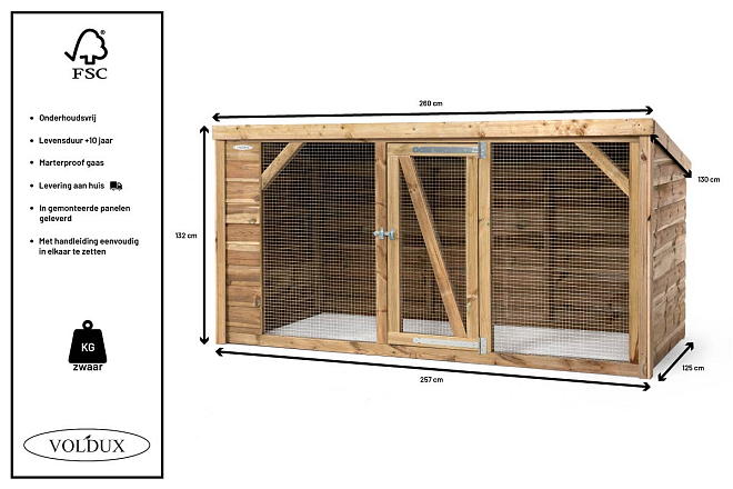Voldux Kippen- of konijnenren Brit