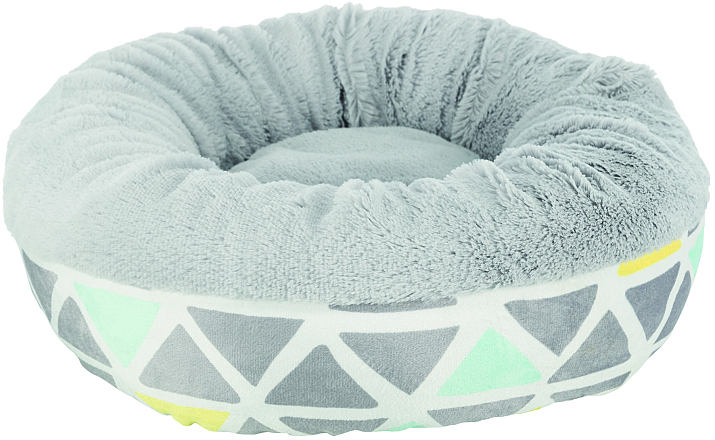 TRIXIE Relax-Mand Sunny Kleurig/Grijs <br>ø 35 x 13 cm