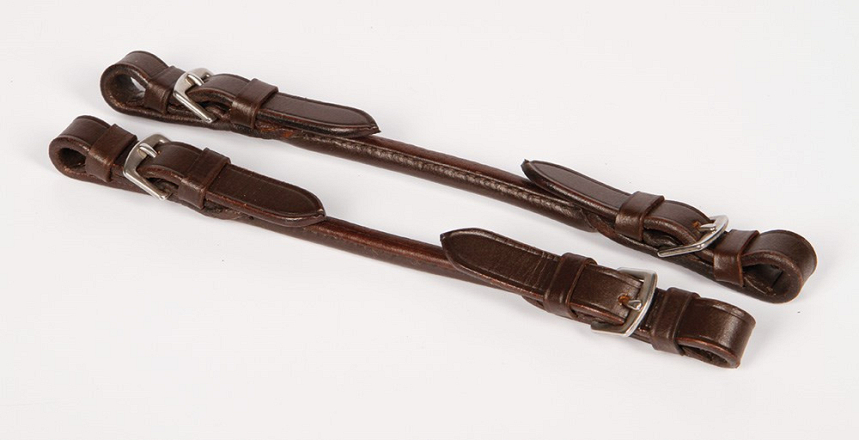 Harry's Horse lederen pelhamriempjes bruin