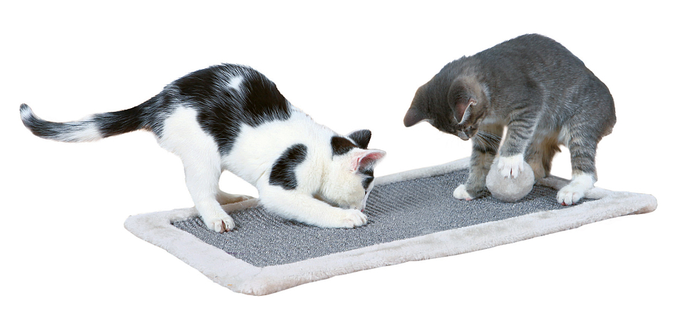 TRIXIE krabmat met pluche rand 55 x 35 cm