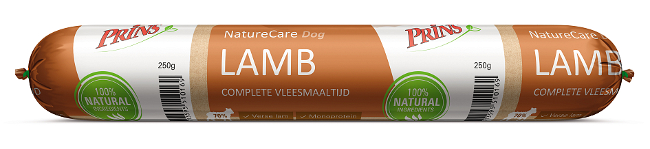 Prins hondenvoer NatureCare Lamb <br>250 gr