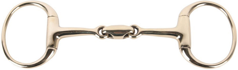 Harry's Horse dubbelgebroken bustrens Gold oval-link