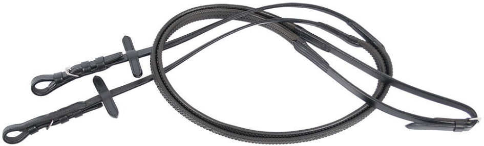 Harry's Horse teugels soft rubber zwart