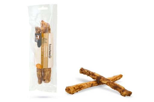 Beeztees kauwstaaf kipsmaak 18 cm 2 st